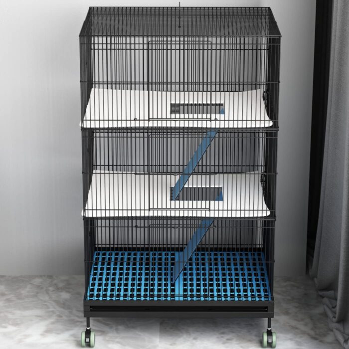 KINGBO 3-Tier Ferret Cage with 3 Front Doors