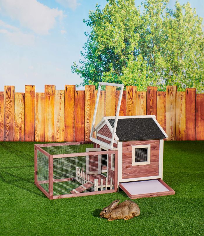 Advantek White Picket Fence Rabbit Hutch Review